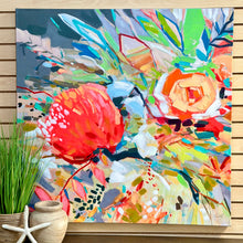 Load image into Gallery viewer, Vibrant Floral Oil Painting
