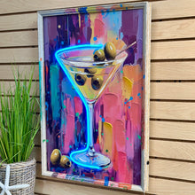 Load image into Gallery viewer, Light-up Martini Art
