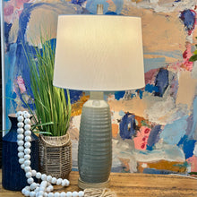 Load image into Gallery viewer, Grey Ceramic USB Lamp

