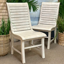 Load image into Gallery viewer, Ivory Slats Dining Chair
