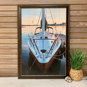 Framed Sailboat Art