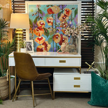 Load image into Gallery viewer, Modern White 2PC Vanity Set
