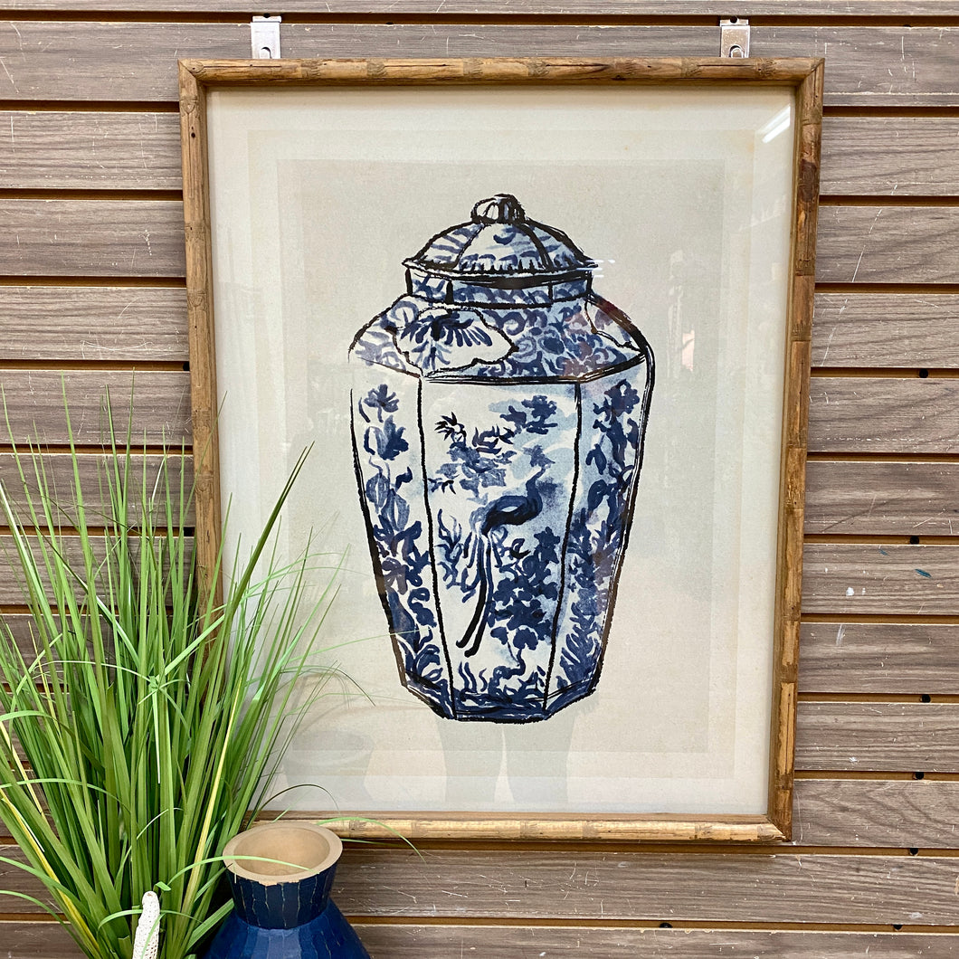 Blue Ginger Jar Art I