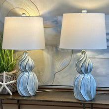 Load image into Gallery viewer, Blue Wavy Lamp
