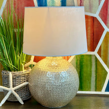 Load image into Gallery viewer, Golden Ivory Crackle Lamp
