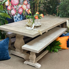 Load image into Gallery viewer, 3PC White Washed Dining Set
