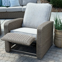 Load image into Gallery viewer, Outdoor Resin Wicker Recliner
