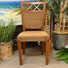 Load image into Gallery viewer, Brown Wicker Dining Chair
