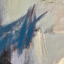 Load image into Gallery viewer, Blue Abstract Triptych Art
