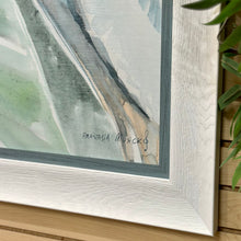 Load image into Gallery viewer, Heron w/ Palms &amp; Blue Mat Giclee
