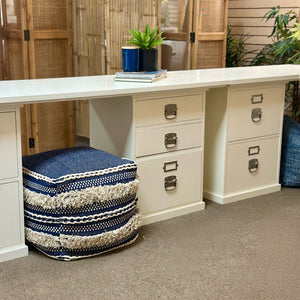 Pottery Barn 6PC White Corner Desk