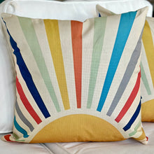 Load image into Gallery viewer, Sun Rainbow Outdoor Pillow
