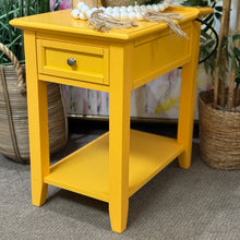 Load image into Gallery viewer, Yellow Power Side Table

