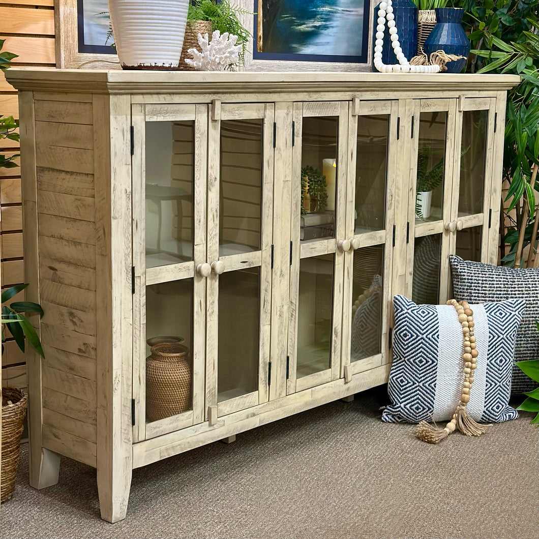 Rustic Ivory 6DR Cabinet