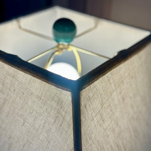 Turquoise Ceramic Lamp