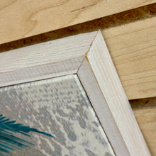 Load image into Gallery viewer, Framed Blue Palm Art
