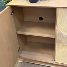 Load image into Gallery viewer, 3DR Taupe &amp; Cane Cabinet

