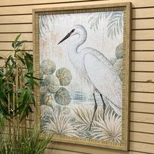 Load image into Gallery viewer, Left Heron &amp; Palm Art
