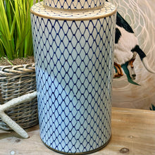 Load image into Gallery viewer, Blue/White Diamond Lamp
