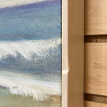 Load image into Gallery viewer, Coastal Shoreline Framed in Off-White
