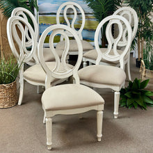 Load image into Gallery viewer, Ivory Oval Dining Chair
