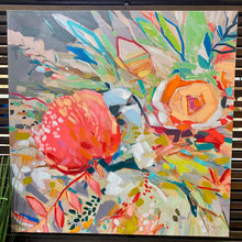 Load image into Gallery viewer, Vibrant Floral Oil Painting
