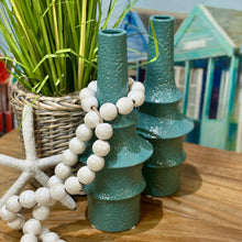 Load image into Gallery viewer, Teal Circles Vase
