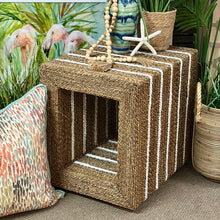 Load image into Gallery viewer, Woven Stripe Side Table
