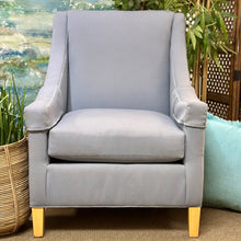 Load image into Gallery viewer, Powder Blue Slope Chair
