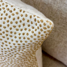 Load image into Gallery viewer, Champagne Dotted Down Lumbar
