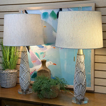 Load image into Gallery viewer, Textured Leaf Table Lamp
