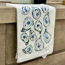 Load image into Gallery viewer, Blue Oysters Towel
