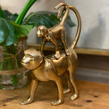 Load image into Gallery viewer, Gold Monkey w/Baby
