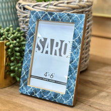 Load image into Gallery viewer, 4X6 Blue Pic Frame

