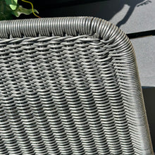 Load image into Gallery viewer, Black Woven Outdoor Chair
