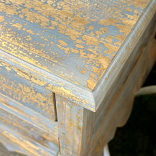 Load image into Gallery viewer, Distressed Blue/Grey Console
