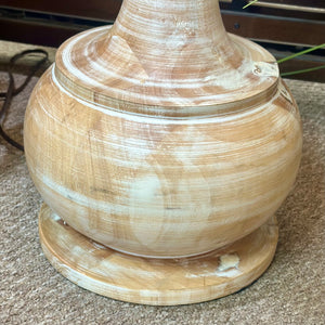 White Washed Floor Lamp