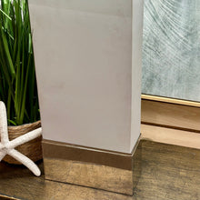 Load image into Gallery viewer, Chrome &amp; Grey Table Lamp
