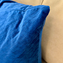 Load image into Gallery viewer, Rodeo Home Blue Down Pillow
