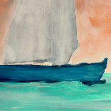 Load image into Gallery viewer, Hand Painted Sailing Art
