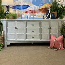 Load image into Gallery viewer, Weathered Spa Blue Cabinet
