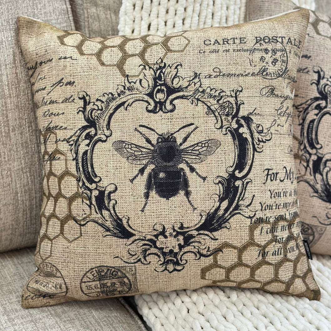 Bee/Honeycomb Pillow