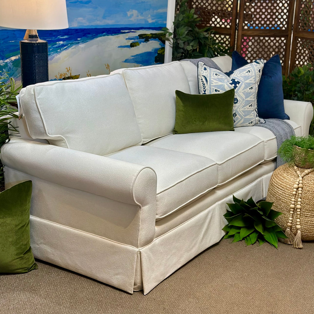 Braxton Culler White Sofa