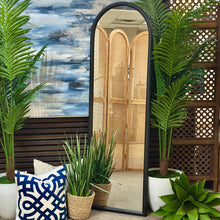 Load image into Gallery viewer, Black Arched Floor Mirror
