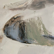 Load image into Gallery viewer, Sage/Grey Abstract Art
