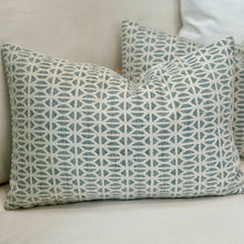 Load image into Gallery viewer, Aqua Geometric Designer Lumbar
