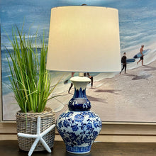 Load image into Gallery viewer, Blue/White Chinoiserie Lamp
