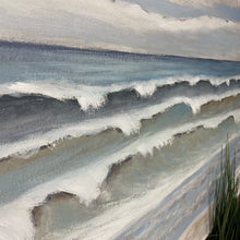 Load image into Gallery viewer, Coastal Shoreline Framed in Off-White
