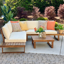 Load image into Gallery viewer, 4PC Outdoor Sectional Set
