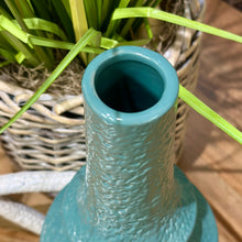 Load image into Gallery viewer, Teal Circles Vase
